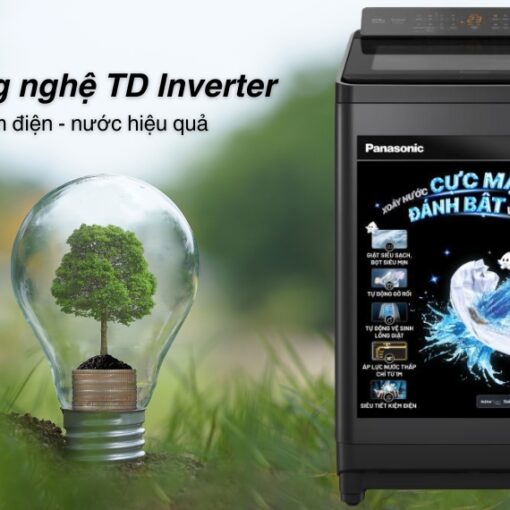 Máy giặt lồng đứng inverter Panasonic 10 kg NA-FJ100X1DV