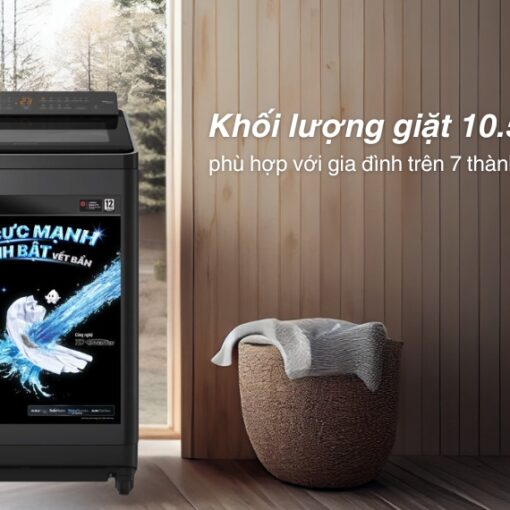 Máy giặt lồng đứng inverter Panasonic 10 kg NA-FJ100X1DV