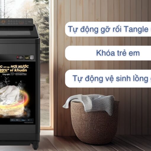Máy giặt lồng đứng inverter Panasonic 9.5 kg NA-FJ95X1BV