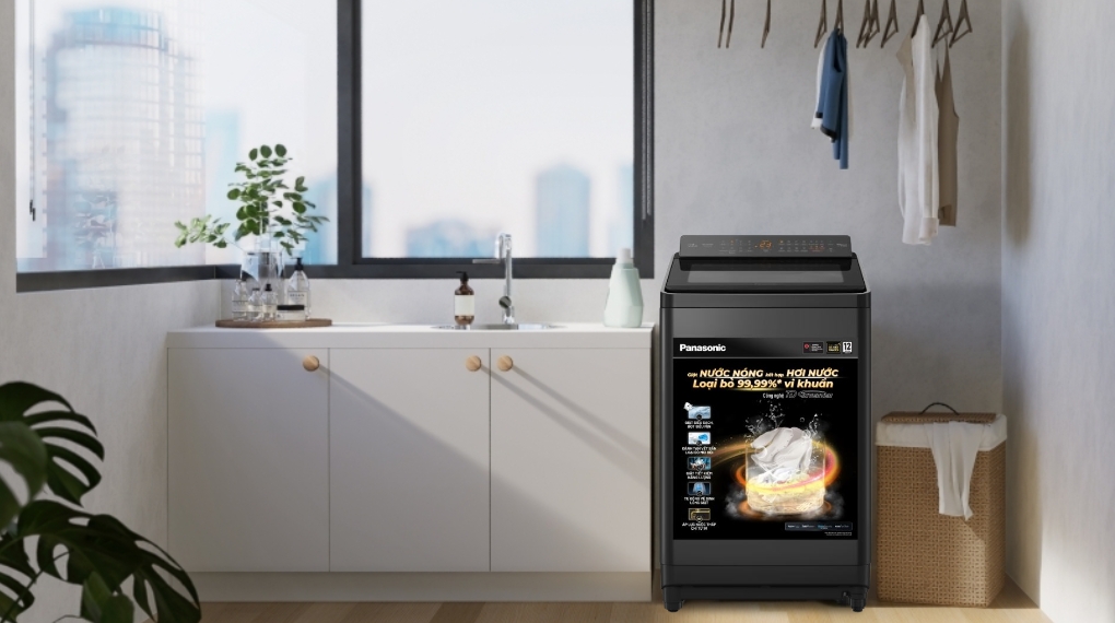 Máy giặt lồng đứng Panasonic inverter 11.5 kg NA-FD115V3BV