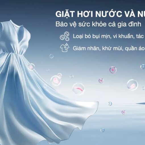 Máy giặt lồng ngang Aqua 10 kg AW10-B4377U1L(GN)