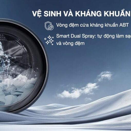 Máy giặt lồng ngang Aqua 10 kg AW10-B4377U1L(GN)