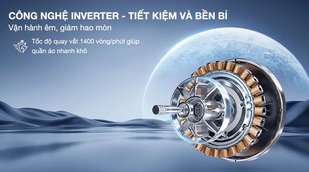 Máy giặt lồng ngang Aqua 10 kg AW10-B4377U1L(GN)