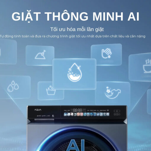 Máy sấy bơm nhiệt Aqua 10 kg AD10-AR377U1L GN