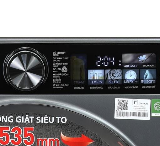 Máy giặt lồng ngang Toshiba 13 kg TW-T25BZP140MWV(MG)