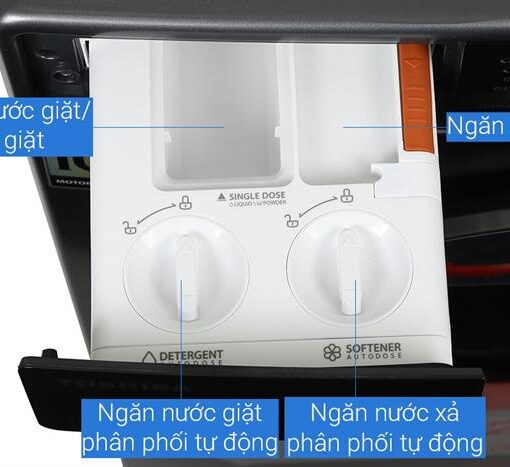 Máy giặt lồng ngang Toshiba 13 kg TW-T25BZP140MWV(MG)