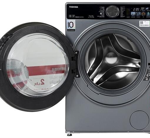 Máy giặt sấy Toshiba inverter giặt 13 kg - sấy 8 kg TWD-T25BZP140MWV(MG)
