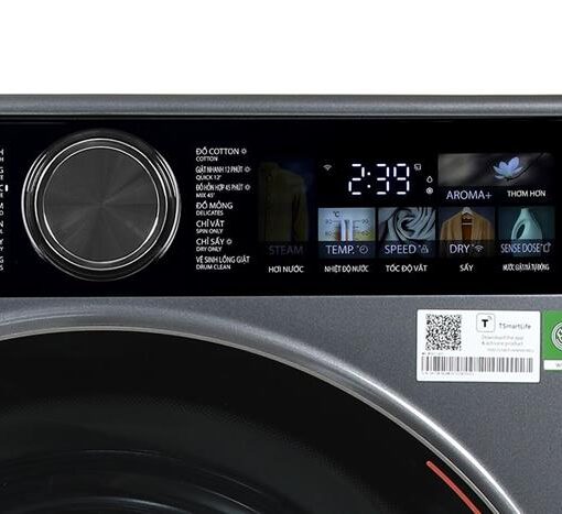Máy giặt sấy Toshiba inverter giặt 13 kg - sấy 8 kg TWD-T25BZP140MWV(MG)