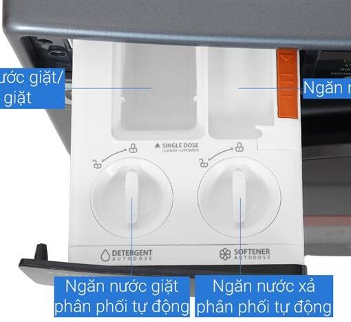 Máy giặt sấy Toshiba inverter giặt 13 kg - sấy 8 kg TWD-T25BZP140MWV(MG)