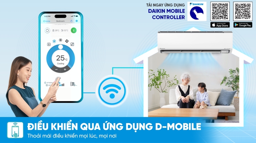 Máy lạnh Daikin Inverter 3.0 HP FTKF71ZVMV Máy lạnh Daikin Inverter 3.0 HP FTKF71ZVMV