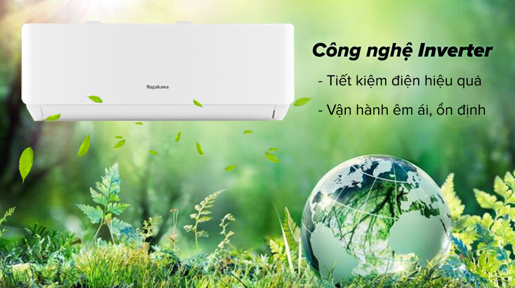 Máy lạnh Nagakawa Inverter 1.5 HP NIS-C12R2T28 Máy lạnh Nagakawa Inverter 1.5 HP NIS-C12R2T28