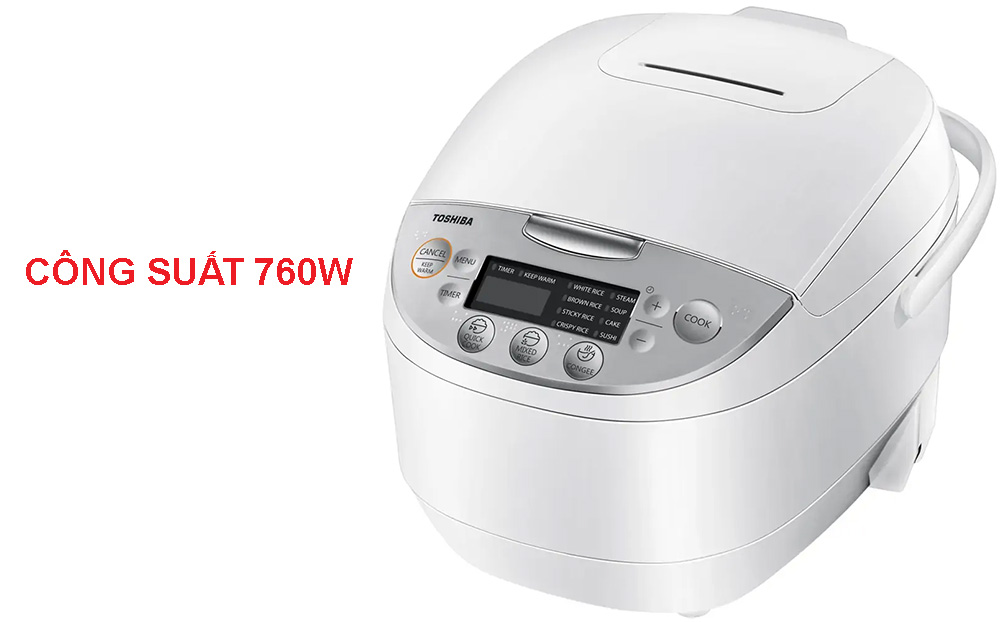 Nồi cơm điện Toshiba 1.8 lít RC-18DH2PV(W)