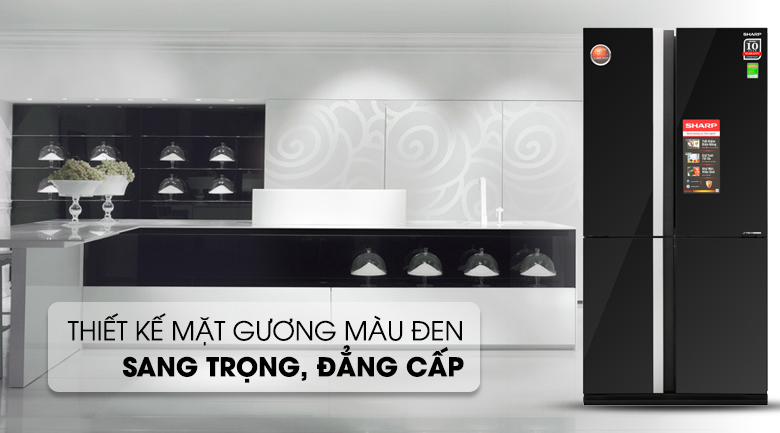 Tủ Lạnh Inverter Sharp- 605 Lít SJ-FX688VG-BK