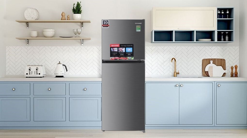 Tủ Lạnh Sharp Inverter 215 Lít SJ-X215V-SL