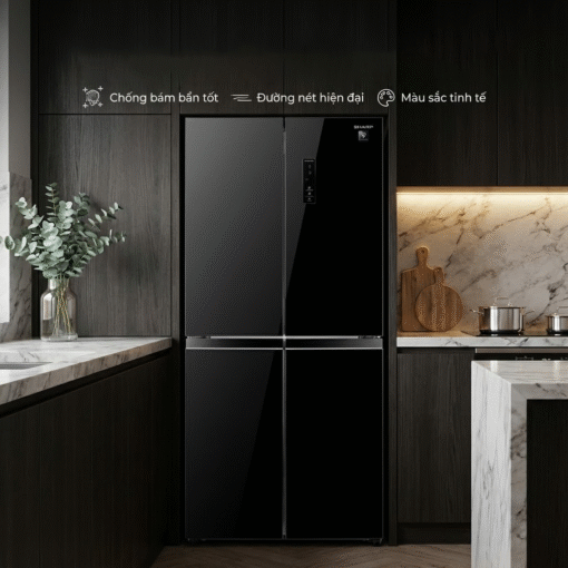 Tủ lạnh Sharp Inverter Multi Door 466 lít SJ-FXP560V-BK