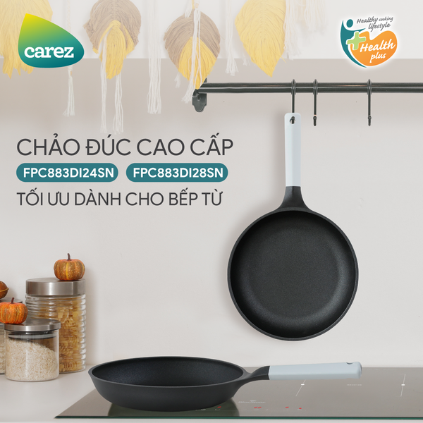 Chảo nhôm đúc nguyên khối Carez FPC883DI24SN