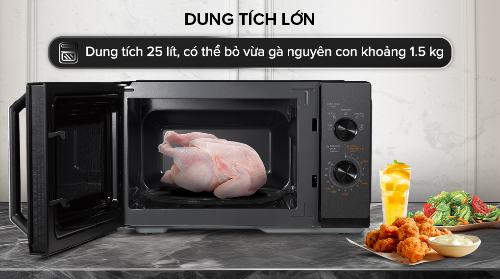 Lò vi sóng Toshiba 25 lít MW3-MM25PE(BK)