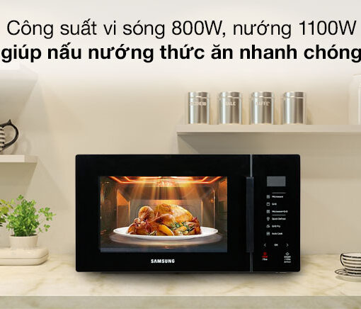 Lò vi sóng có nướng Samsung MG23K3575AS/SV 23 lít