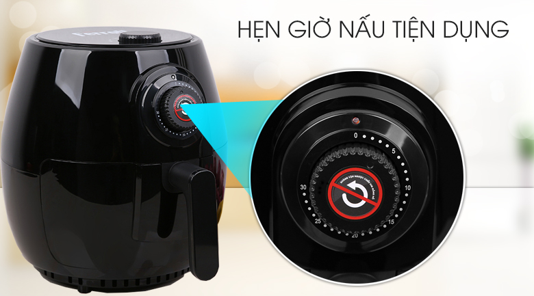 Nồi chiên không dầu Ferroli 1400W FAF-4.0M Đen