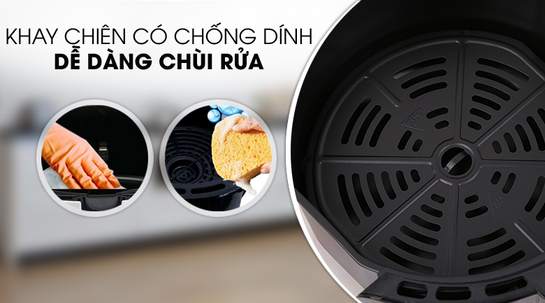 Nồi chiên không dầu Ferroli 1400W FAF-4.0M Đen