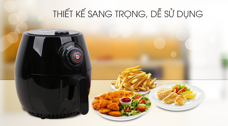 Nồi chiên không dầu Ferroli 1400W FAF-4.0M Đen