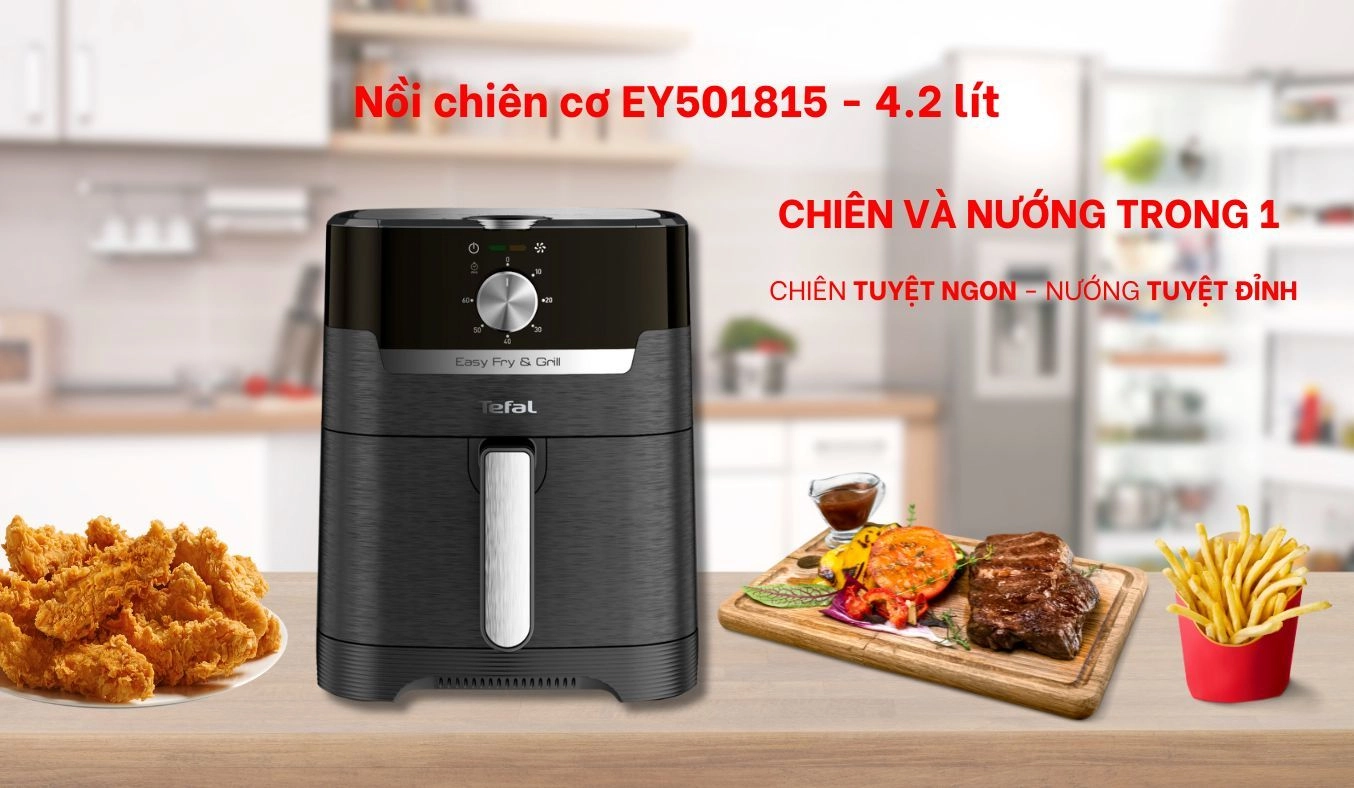 Nồi chiên không dầu Tefal 4.2 lít EY501815