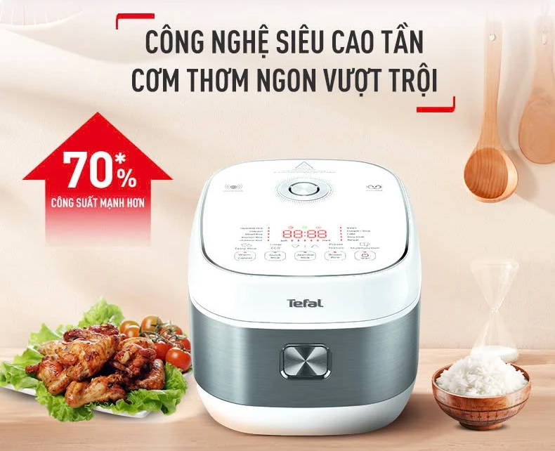 Nồi cơm cao tần Tefal 1.5 lít RK8131Y0