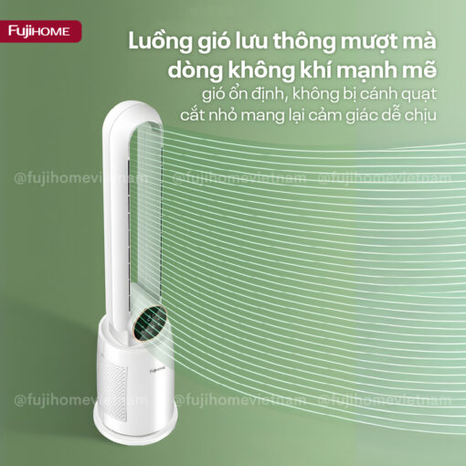 Quạt Không Cánh Tích Hợp Lọc Không Khí Fujihome BF-03R