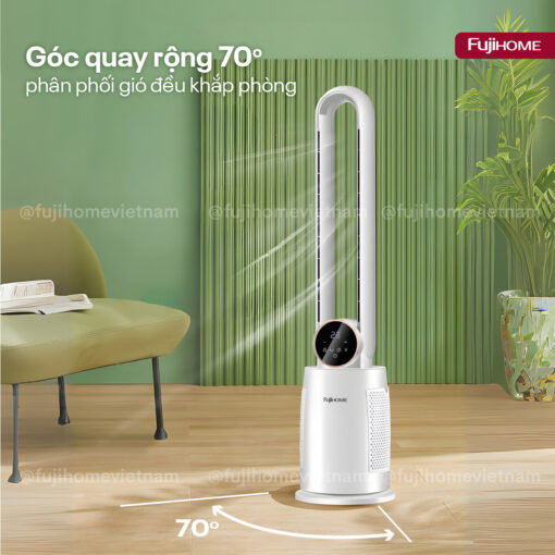 Quạt Không Cánh Tích Hợp Lọc Không Khí Fujihome BF-03R
