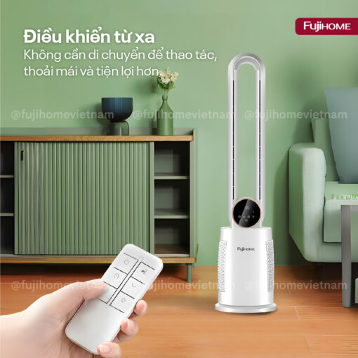 Quạt Không Cánh Tích Hợp Lọc Không Khí Fujihome BF-03R
