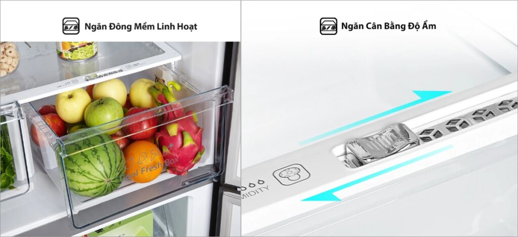 Tủ Lạnh Hisense 4 cửa Inverter Multidoor RQ630N4EBU13