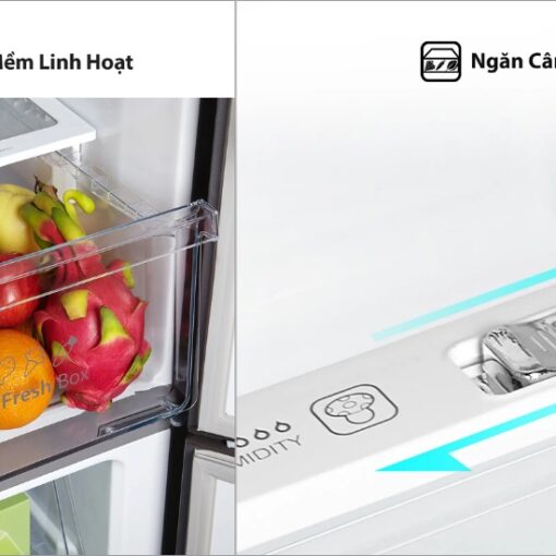 Tủ Lạnh Hisense 4 cửa Inverter Multidoor RQ630N4EBU13