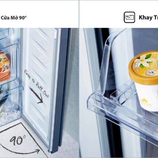 Tủ lạnh Hisense Inverter 615 lít Multi Door RQ600P7AB