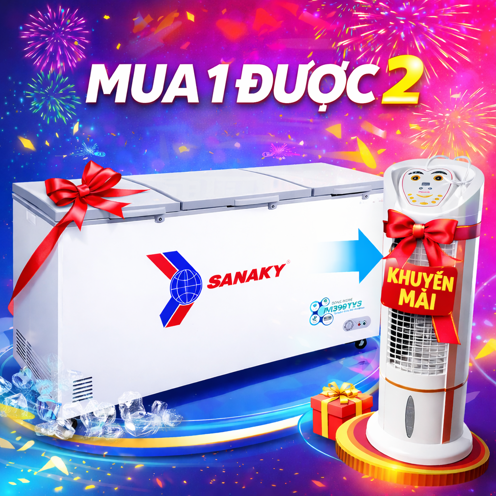 Tủ Đông Sanaky 1143.5 lít VH-1399HYK