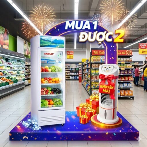 Tủ mát Sanaky 290 lít VH-358KL