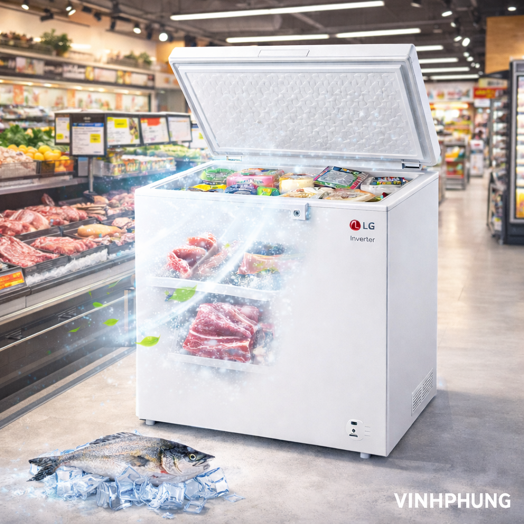 Tủ đông LG Inverter 291 Lít C30WH