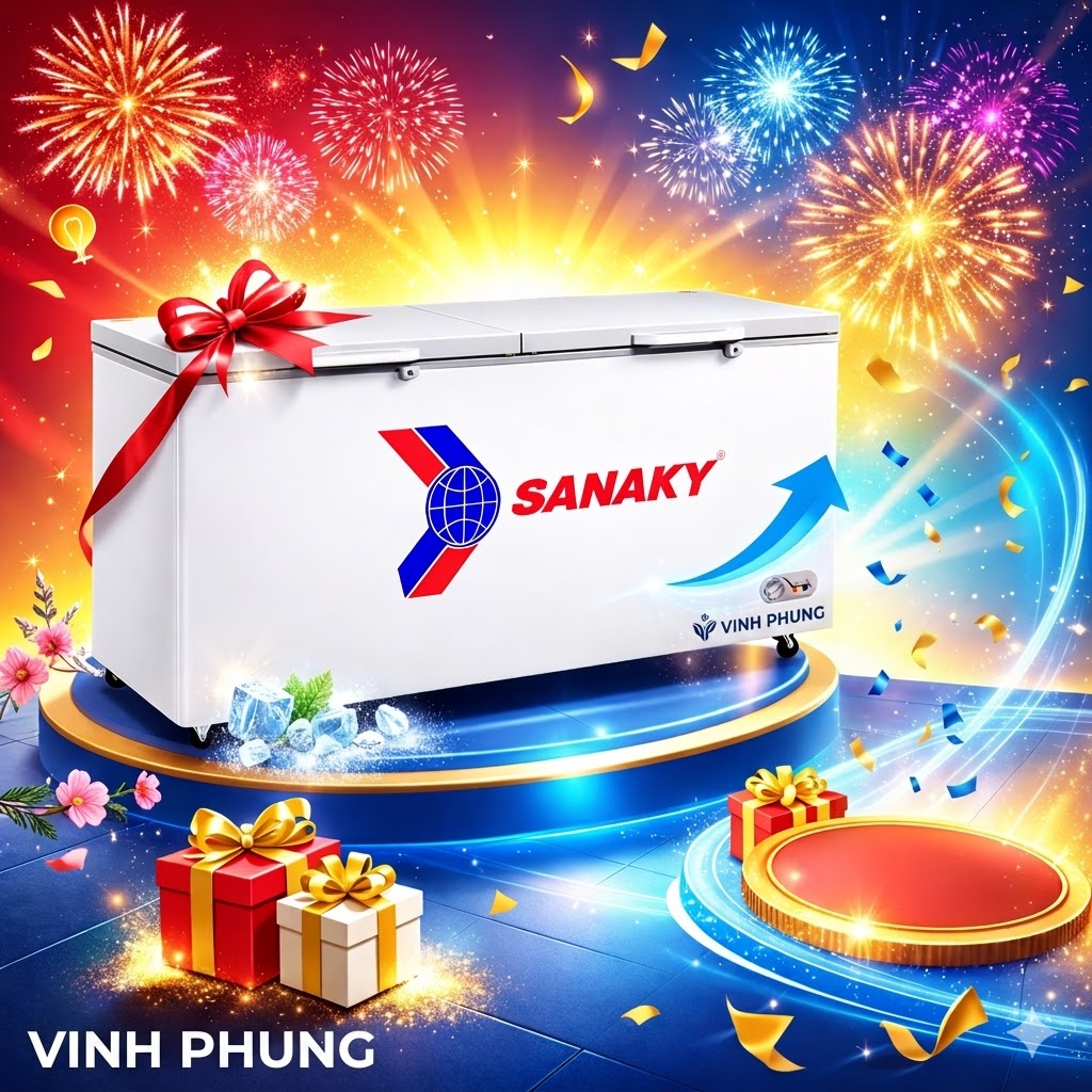 Tủ đông Sanaky 400 lít VH-4099A4K