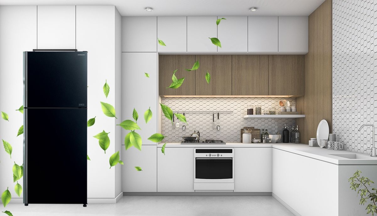 Tủ lạnh Hitachi Inverter 339 lít R-FVX450PGV9 GBK