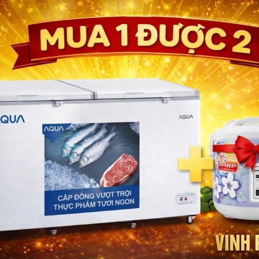 Tủ đông mát Aqua 365 lít AQF-C5702E