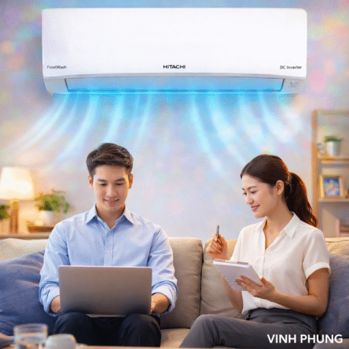 Máy lạnh Hitachi Inverter 1.5 HP RAC/RAK-DJ13PCASVX
