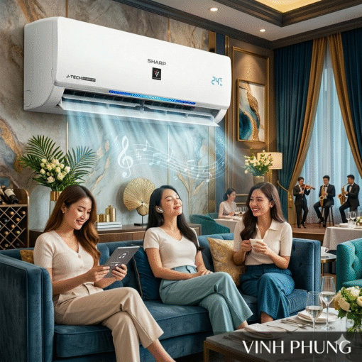 Máy lạnh Sharp Inverter 1.5 HP-12000BTU AH-XP13DSW