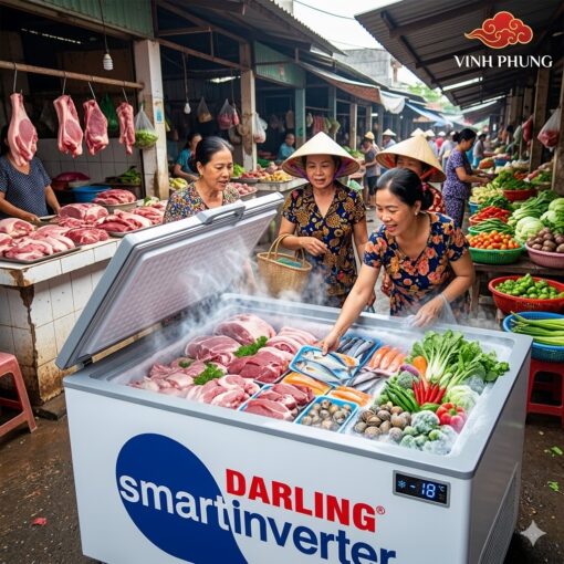 Tủ Đông Smart Darling Inverter 1050 Lít DMF-1079ASI