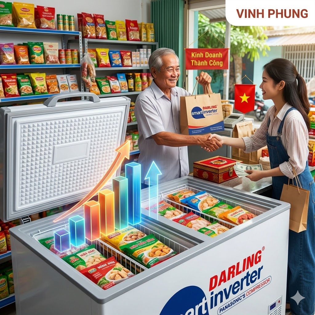 Tủ đông Darling Smart Inverter 450 Lít DMF-4699WSI