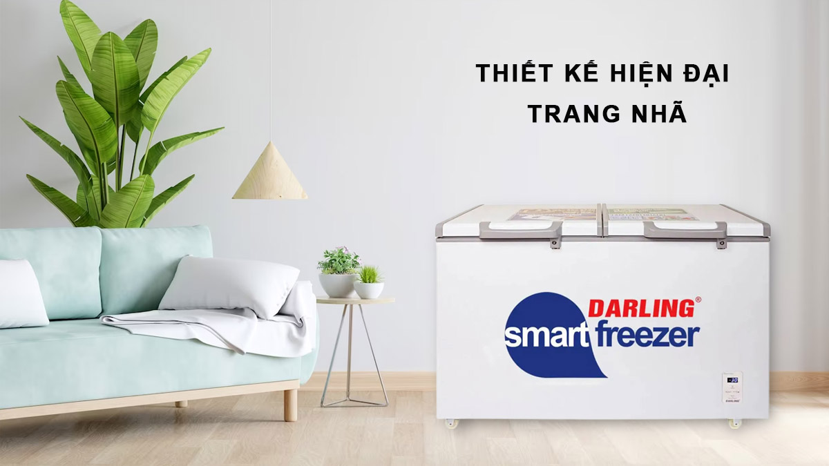 Tủ đông Darling Smart Thông Minh 370 Lít DMF-3699WS-2