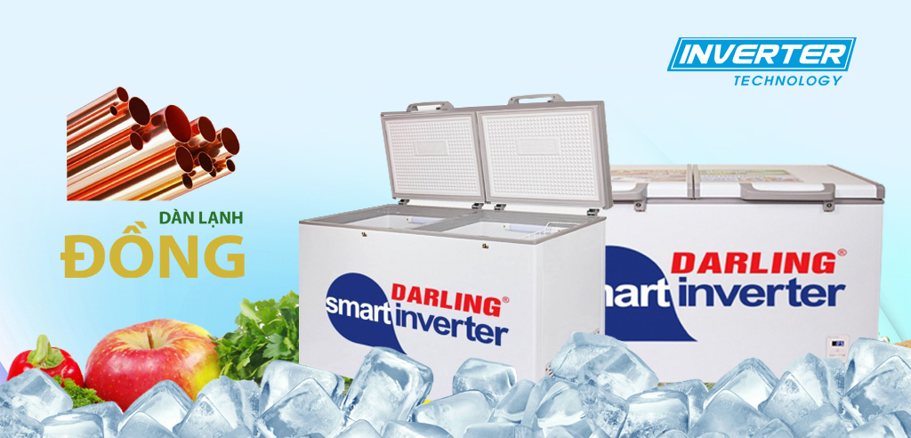 Tủ đông Darling Smart Thông Minh 450 Lít DMF-4699WS-2