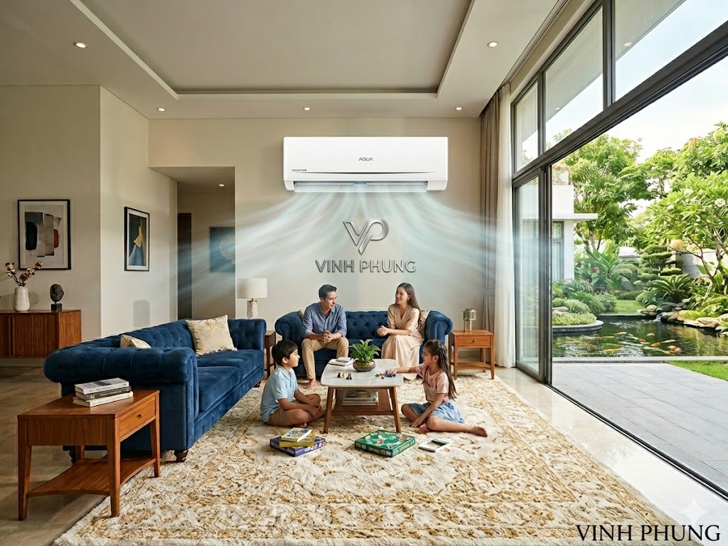 Máy lạnh Aqua inverter 1 HP AQA-RV10QA3