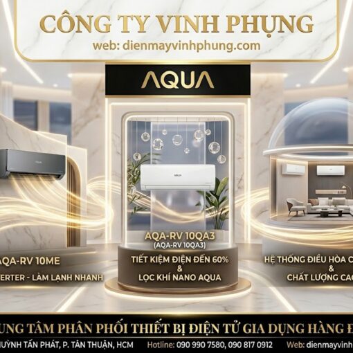 Máy lạnh Aqua inverter 1.5HP AQA-RV13ME
