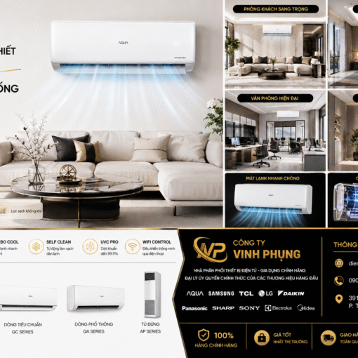 Máy lạnh Aqua inverter 1.0 HP AQA-RV10ME