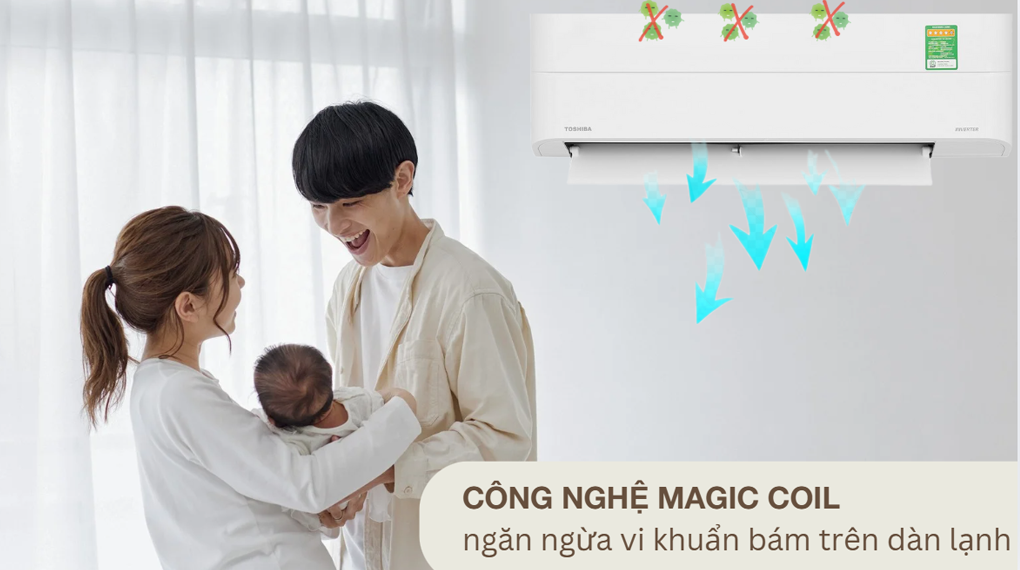 Máy lạnh Toshiba inverter 1hp RAS-H10Z2KCVG