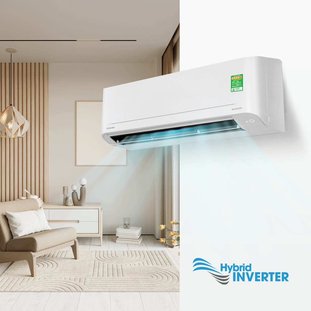 Máy lạnh Toshiba inverter 1.5hp RAS-H13Z2KCVG